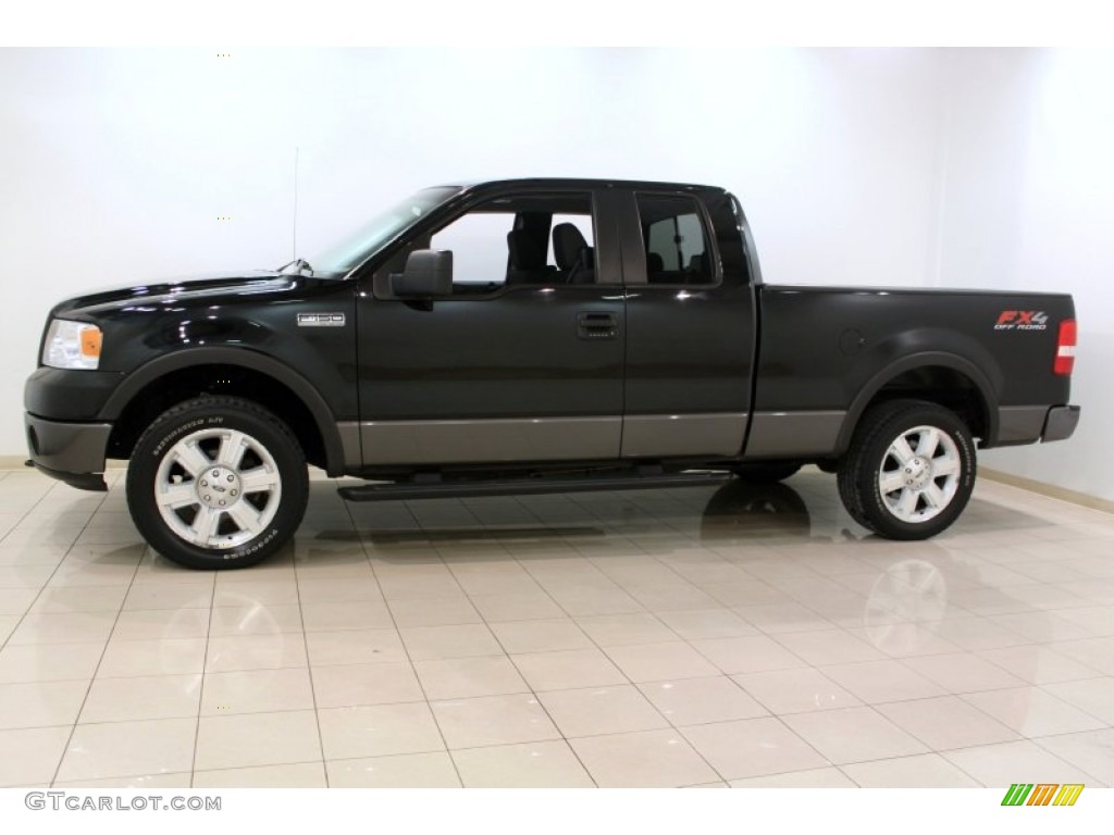 Black 2007 Ford F150 FX4 SuperCab 4x4 Exterior Photo #61573404