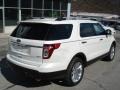 2012 White Platinum Tri-Coat Ford Explorer Limited 4WD  photo #8