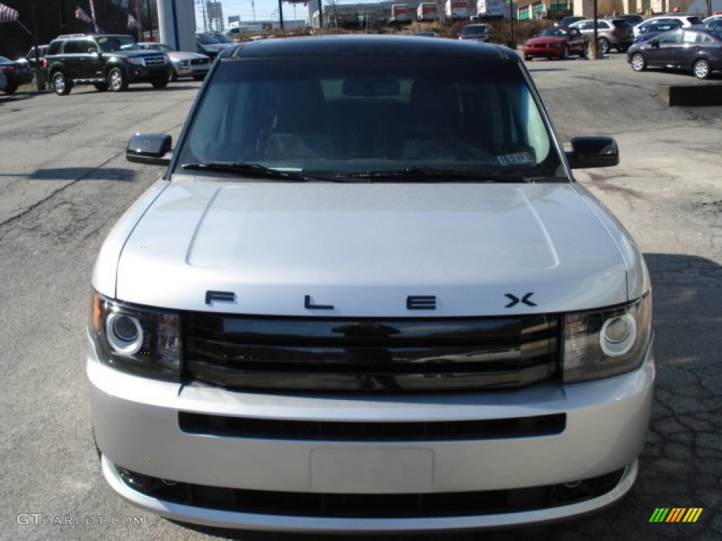 2012 Flex Titanium EcoBoost AWD - Ingot Silver Metallic / Charcoal Black photo #3
