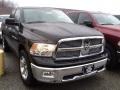 2012 Black Dodge Ram 1500 SLT Quad Cab 4x4  photo #2