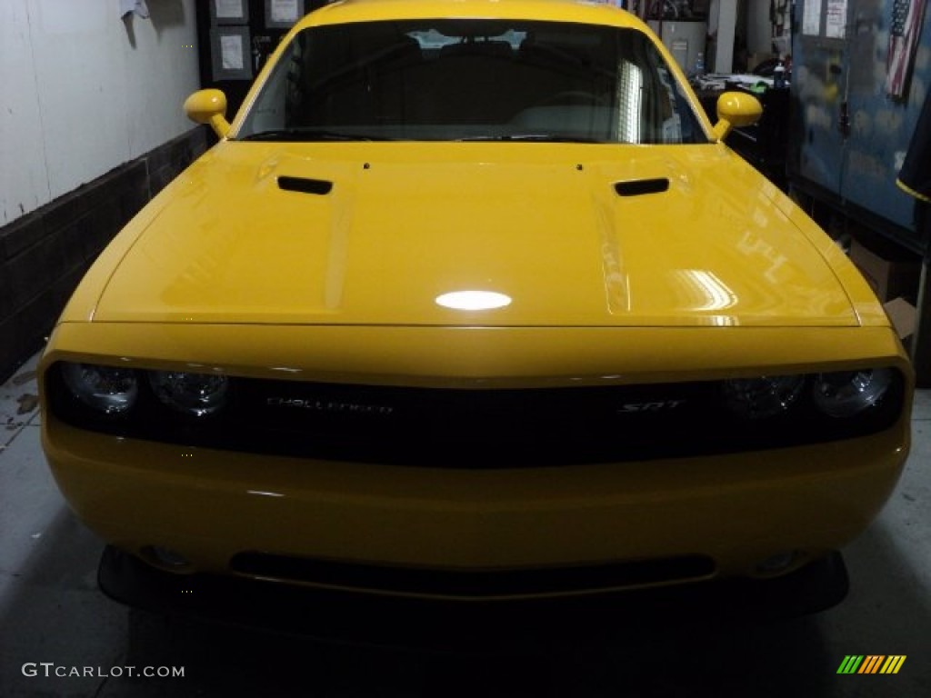 2012 Challenger SRT8 Yellow Jacket - Stinger Yellow / Dark Slate Gray photo #17