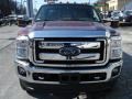 2012 Autumn Red Metallic Ford F250 Super Duty XLT SuperCab 4x4  photo #3