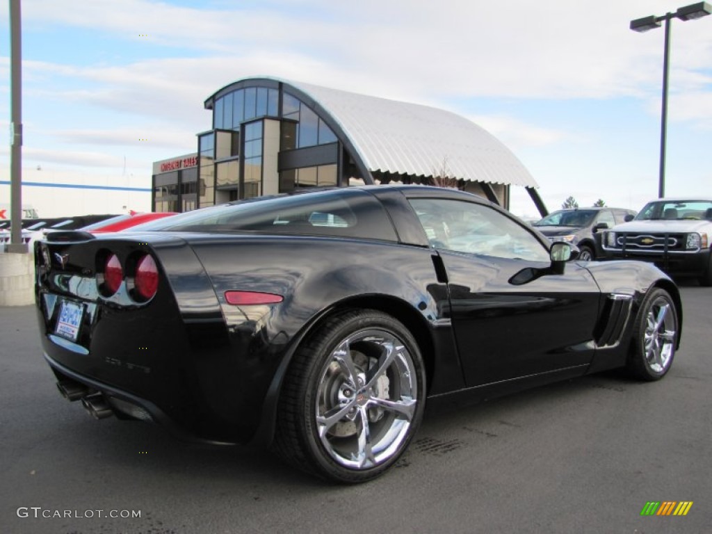 2011 Corvette Grand Sport Coupe - Black / Ebony Black/Red photo #7