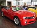 2011 Victory Red Chevrolet Camaro LT Convertible  photo #2