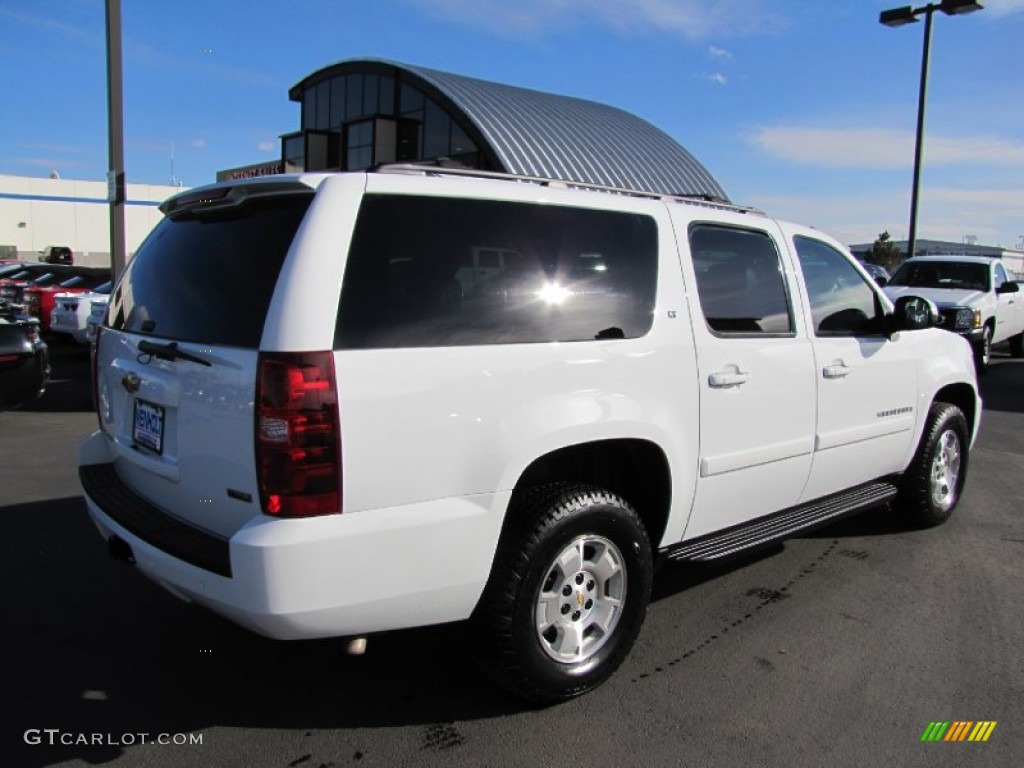 2008 Suburban 1500 LT 4x4 - Summit White / Ebony photo #7