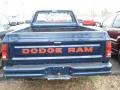 1991 Dark Spectrum Blue Metallic Dodge Ram Truck Regular Cab  photo #5