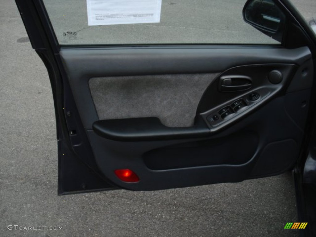 2002 Elantra GLS Sedan - Midnight Gray / Gray photo #9
