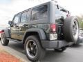 2011 Natural Green Pearl Jeep Wrangler Unlimited Rubicon 4x4  photo #2