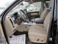 Light Pebble Beige/Bark Brown Front Seat Photo for 2012 Dodge Ram 1500 #61578117