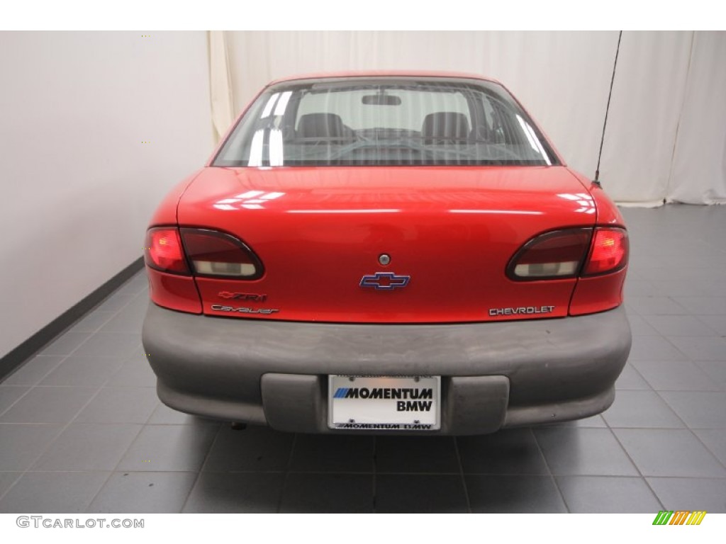 1997 Cavalier Coupe - Bright Red / Graphite photo #12