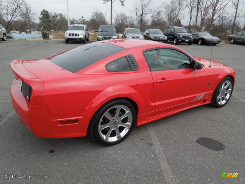 2006 Mustang Saleen S281 Coupe - Torch Red / Dark Charcoal photo #3