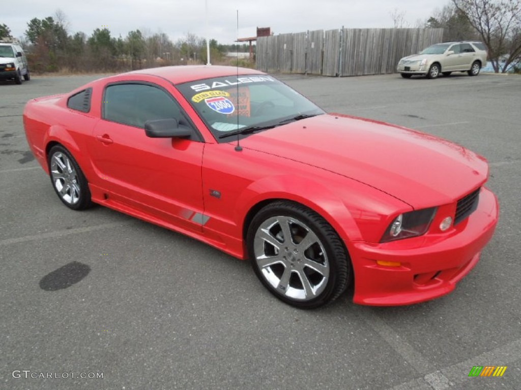 2006 Mustang Saleen S281 Coupe - Torch Red / Dark Charcoal photo #4