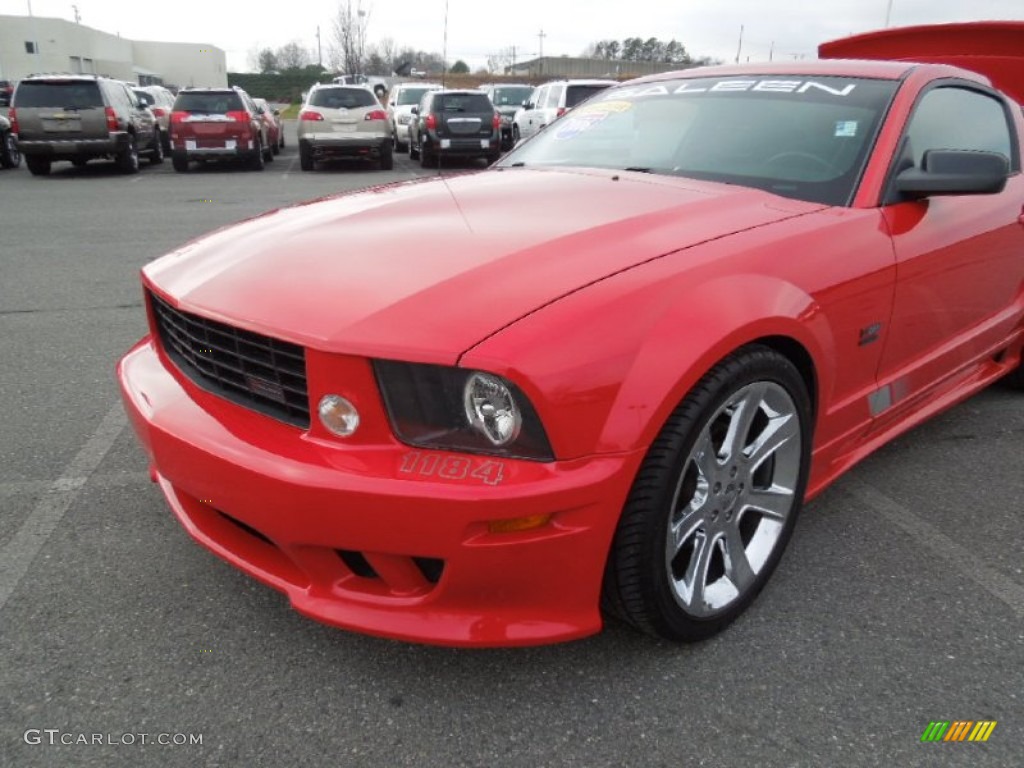 2006 Mustang Saleen S281 Coupe - Torch Red / Dark Charcoal photo #22
