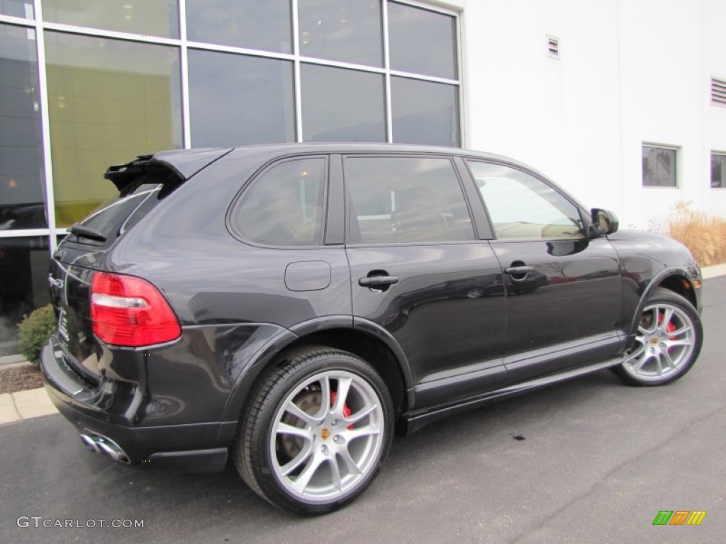 2009 Cayenne GTS - Basalt Black Metallic / Havanna/Sand Beige with Alcantara photo #6