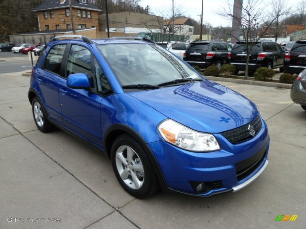 Techno Blue Metallic 2007 Suzuki SX4 Convenience AWD Exterior Photo #61582876