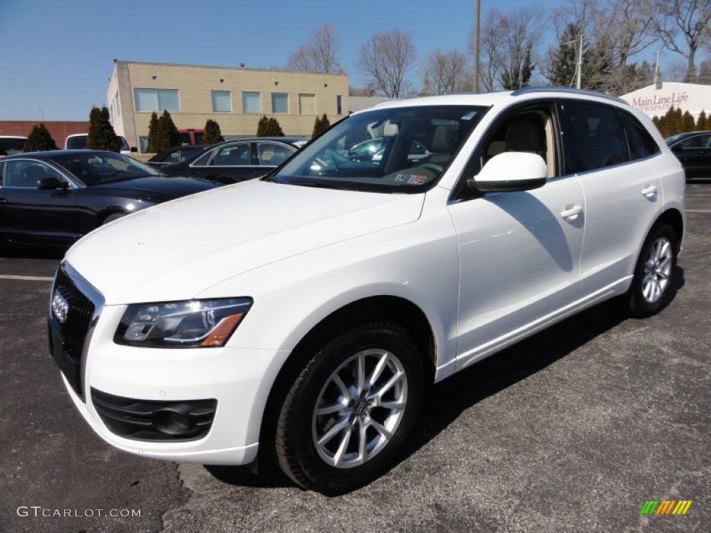 2009 Q5 3.2 Premium quattro - Ibis White / Cardamom Beige photo #2
