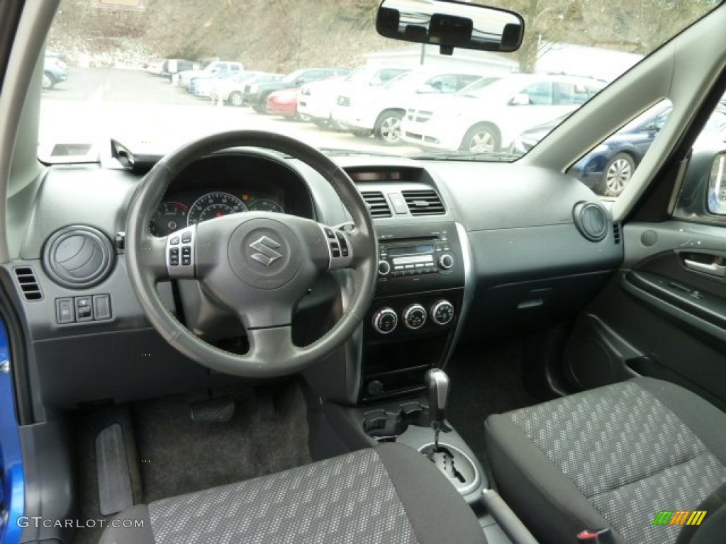 2007 Suzuki SX4 Convenience AWD Black Dashboard Photo #61582957