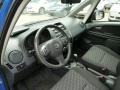 Black 2007 Suzuki SX4 Convenience AWD Interior Color