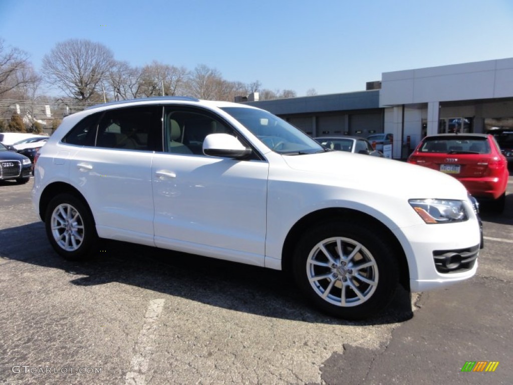 2009 Q5 3.2 Premium quattro - Ibis White / Cardamom Beige photo #6