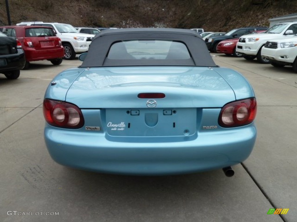 2001 MX-5 Miata Roadster - Crystal Blue Metallic / Black photo #3