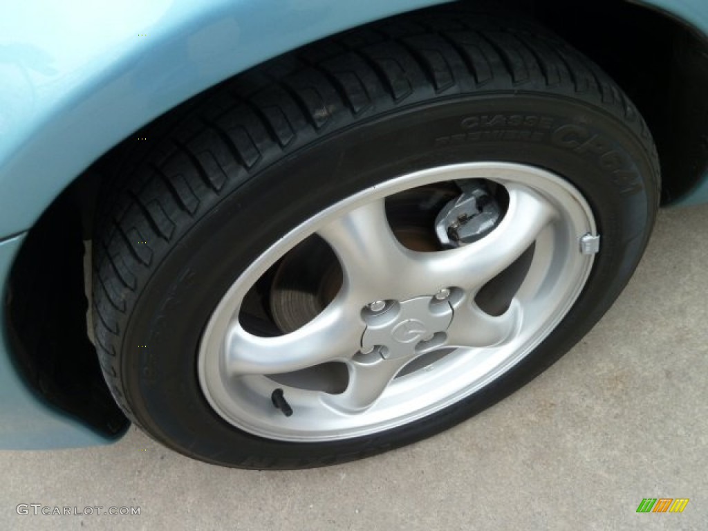 2001 MX-5 Miata Roadster - Crystal Blue Metallic / Black photo #12