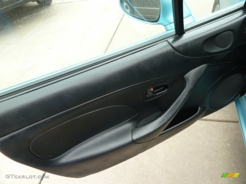 2001 MX-5 Miata Roadster - Crystal Blue Metallic / Black photo #13