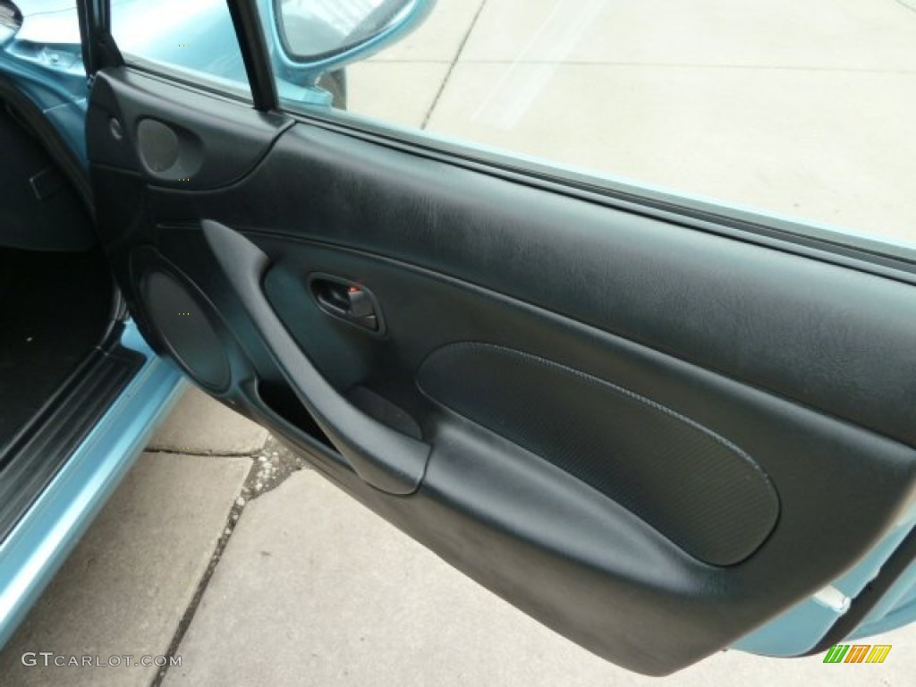 2001 MX-5 Miata Roadster - Crystal Blue Metallic / Black photo #17