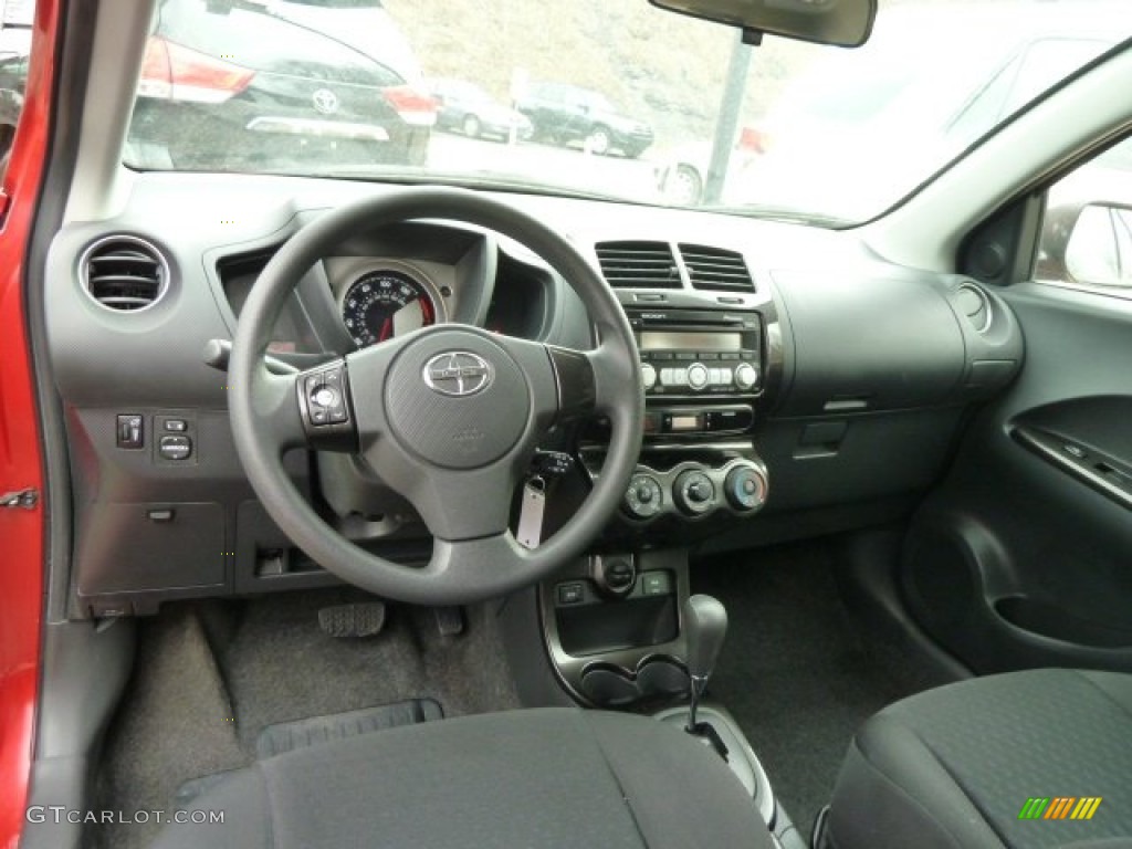 2008 Scion xD Standard xD Model Charcoal Gray Dashboard Photo #61583850