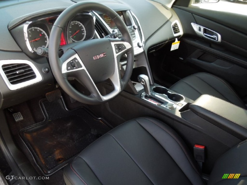 Jet Black Interior 2012 GMC Terrain SLT AWD Photo #61584864
