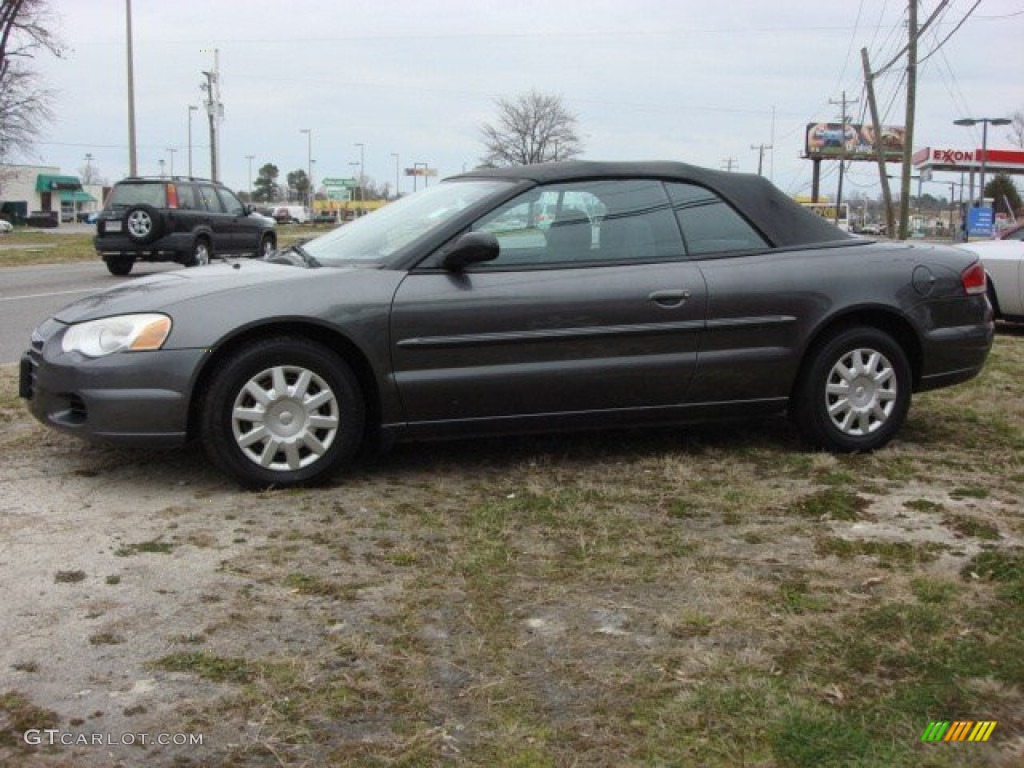 Graphite Metallic 2004 Chrysler Sebring LX Convertible Exterior Photo #61584996