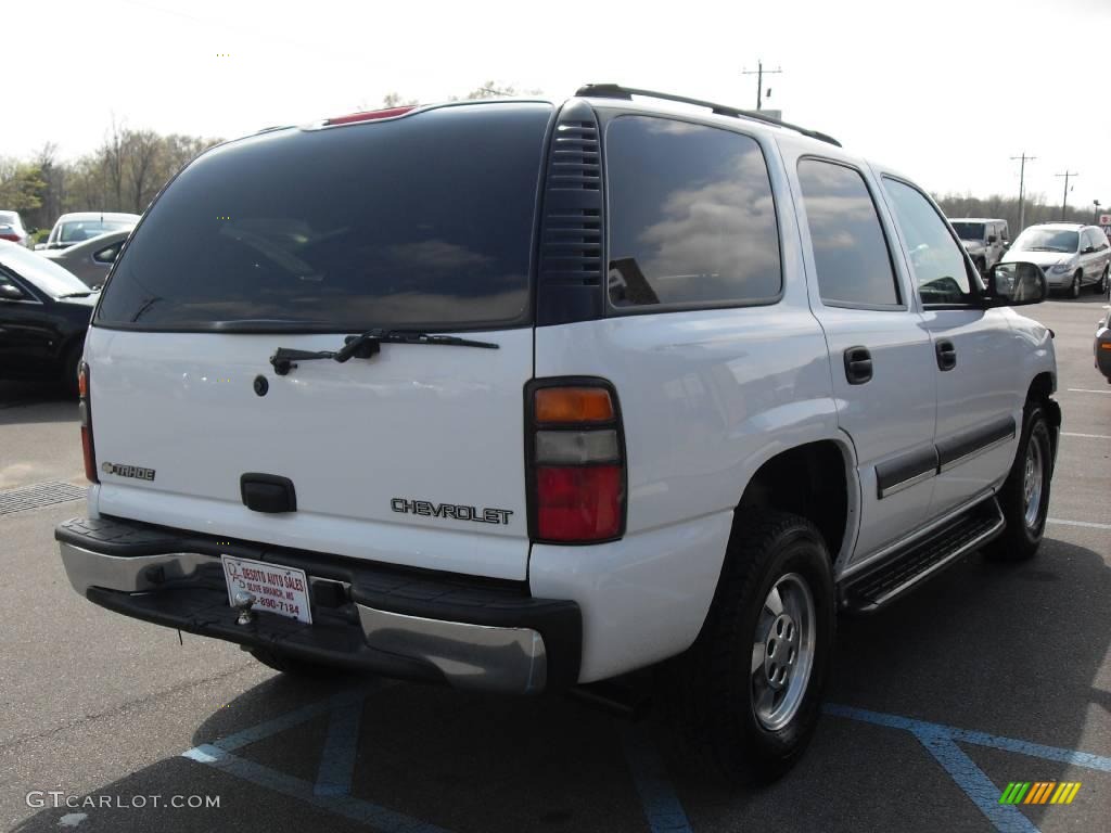 2004 Tahoe LS - Summit White / Gray/Dark Charcoal photo #6