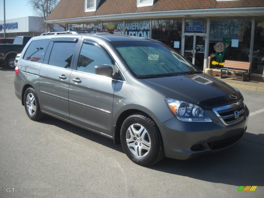 2007 Odyssey EX - Nimbus Gray Metallic / Ivory photo #1