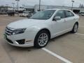 2011 White Suede Ford Fusion SEL V6  photo #9