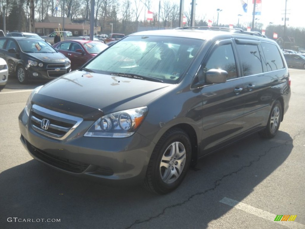 2007 Odyssey EX - Nimbus Gray Metallic / Ivory photo #7