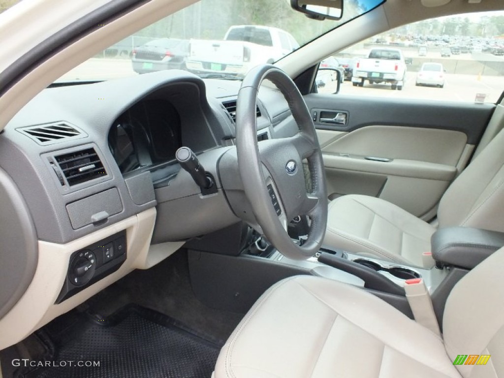 2011 Fusion SEL V6 - White Suede / Camel photo #22