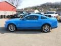 2010 Grabber Blue Ford Mustang V6 Premium Coupe  photo #2