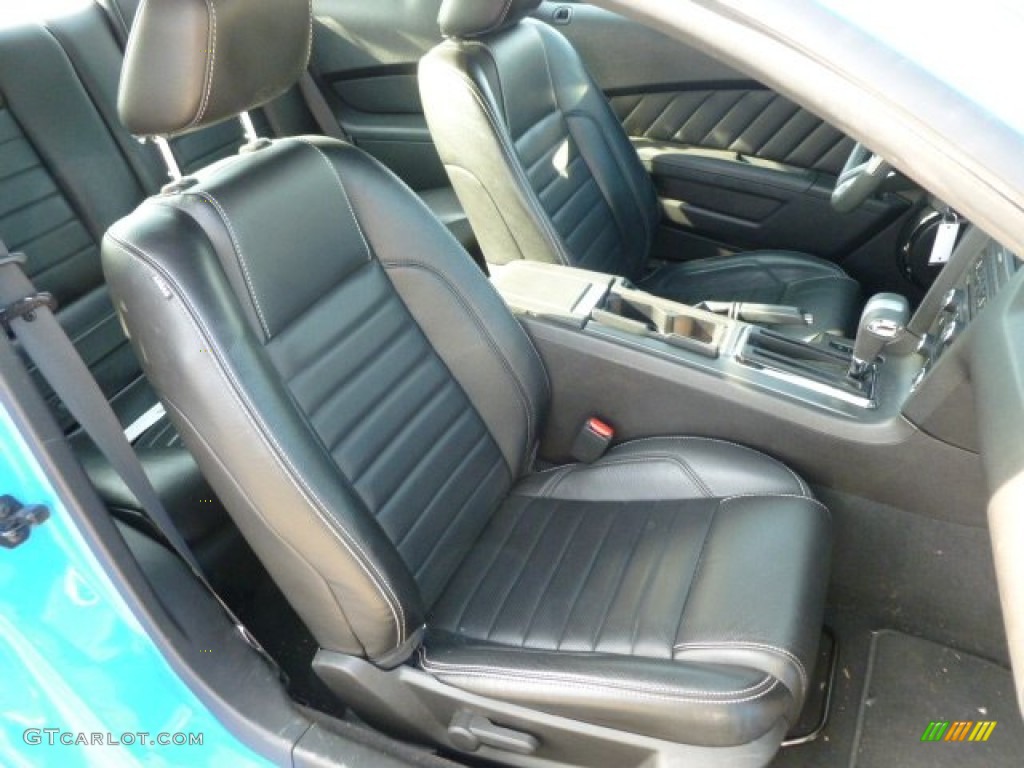 2010 Mustang V6 Premium Coupe - Grabber Blue / Charcoal Black photo #19