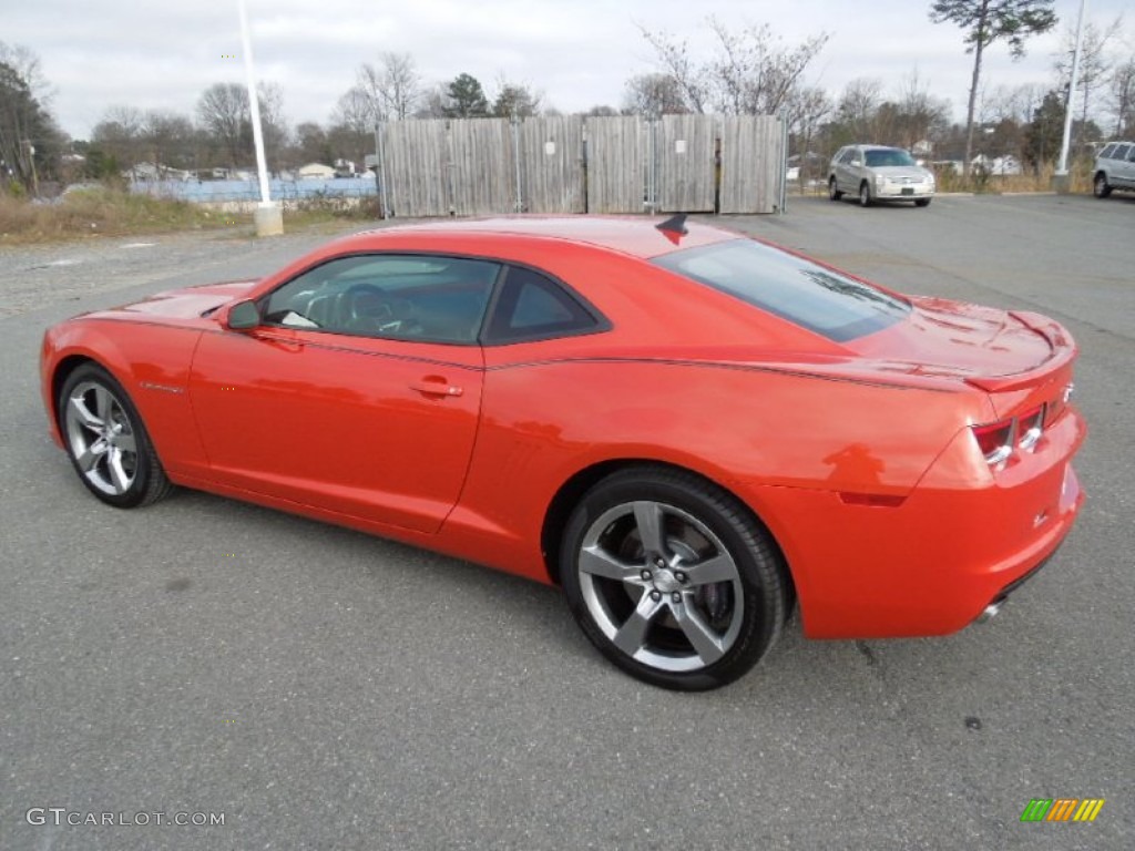 Inferno Orange Metallic 2011 Chevrolet Camaro SS/RS Coupe Exterior Photo #61587397