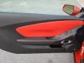 Inferno Orange/Black Door Panel Photo for 2011 Chevrolet Camaro #61587423