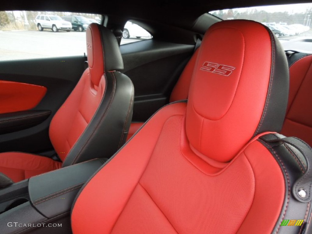 Inferno Orange/Black Interior 2011 Chevrolet Camaro SS/RS Coupe Photo #61587451
