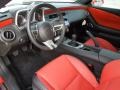 2011 Chevrolet Camaro Inferno Orange/Black Interior Prime Interior Photo