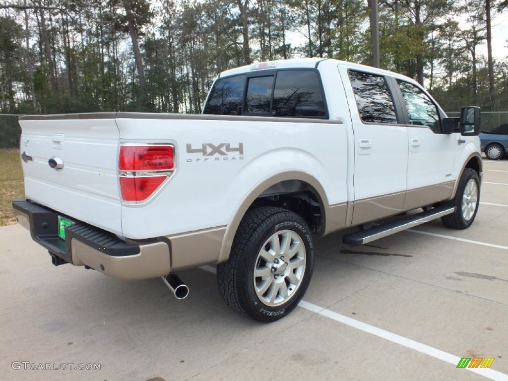 Oxford White 2012 Ford F150 King Ranch SuperCrew 4x4 Exterior Photo #61587893