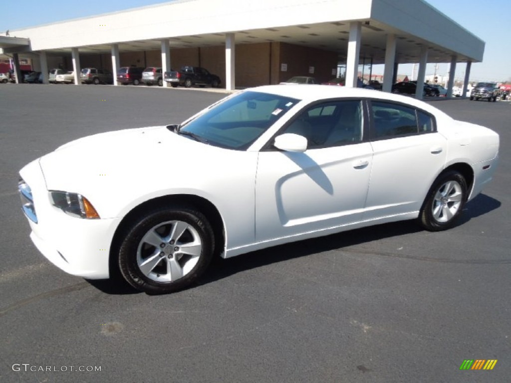 2011 Charger Rallye Plus - Bright White / Black/Light Frost Beige photo #1