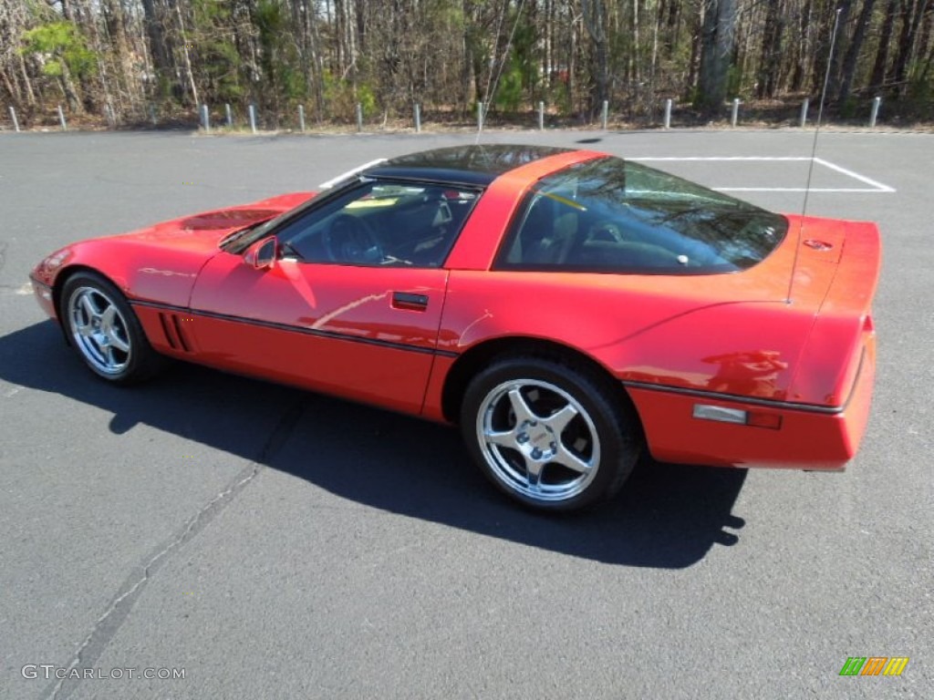 1985 Corvette Coupe - Bright Red / Graphite photo #3