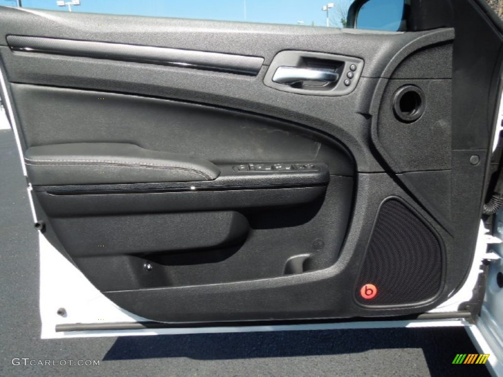 2012 Chrysler 300 S V6 Black Door Panel Photo #61588846