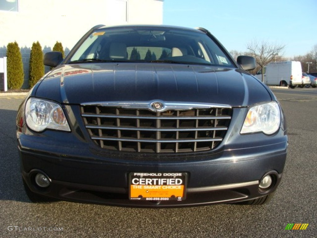 2008 Pacifica Touring AWD - Modern Blue Pearlcoat / Pastel Slate Gray photo #2