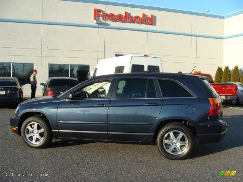 2008 Pacifica Touring AWD - Modern Blue Pearlcoat / Pastel Slate Gray photo #3