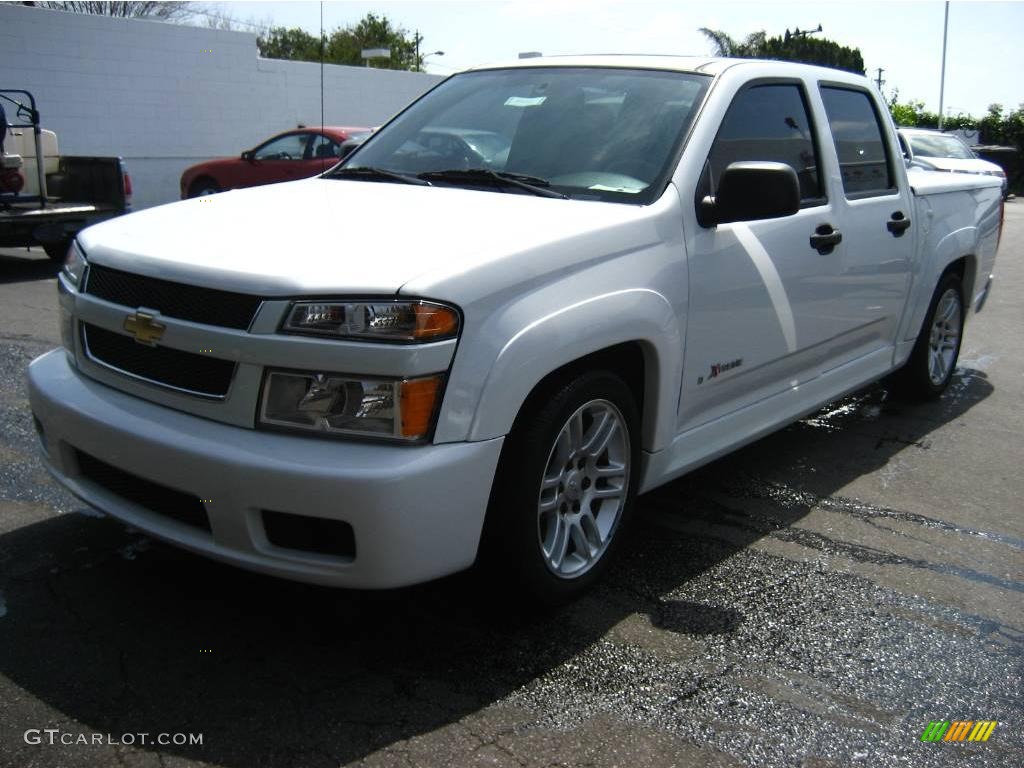 2006 Colorado Xtreme Crew Cab - Summit White / Very Dark Pewter photo #3