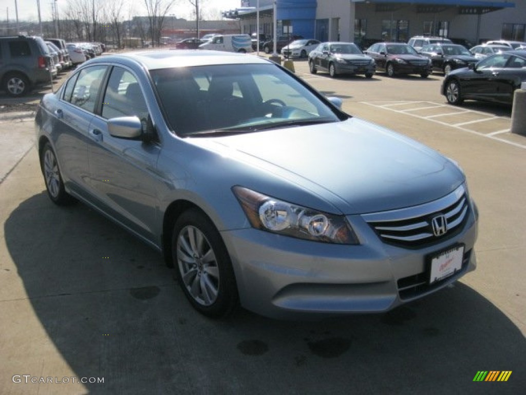 2011 Accord EX-L Sedan - Celestial Blue Metallic / Black photo #3