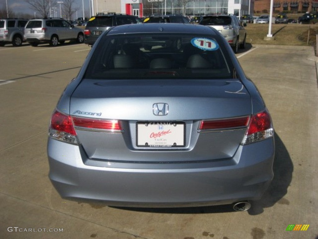 2011 Accord EX-L Sedan - Celestial Blue Metallic / Black photo #6